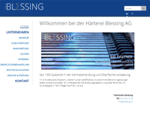 Tablet Screenshot of blessing.ch